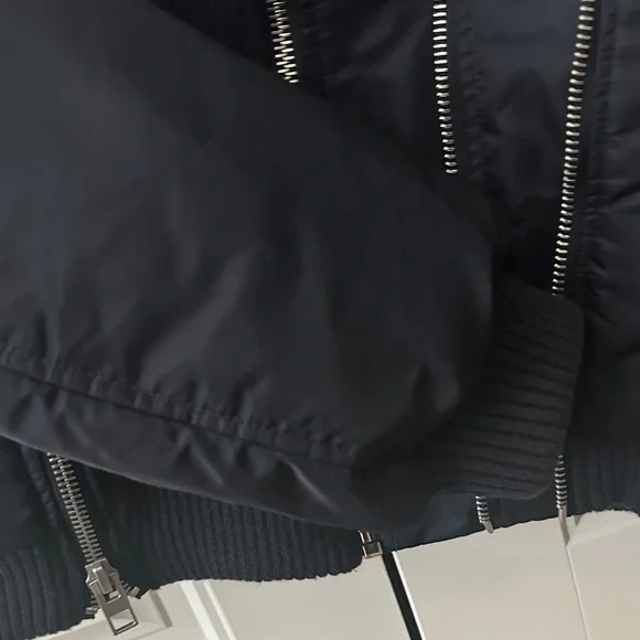 Zara Navy Blue Cropped Jacket - never worn - Picture 7 of 12